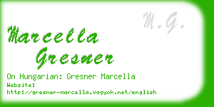 marcella gresner business card